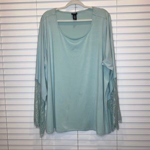 Torrid light green long sleeve top